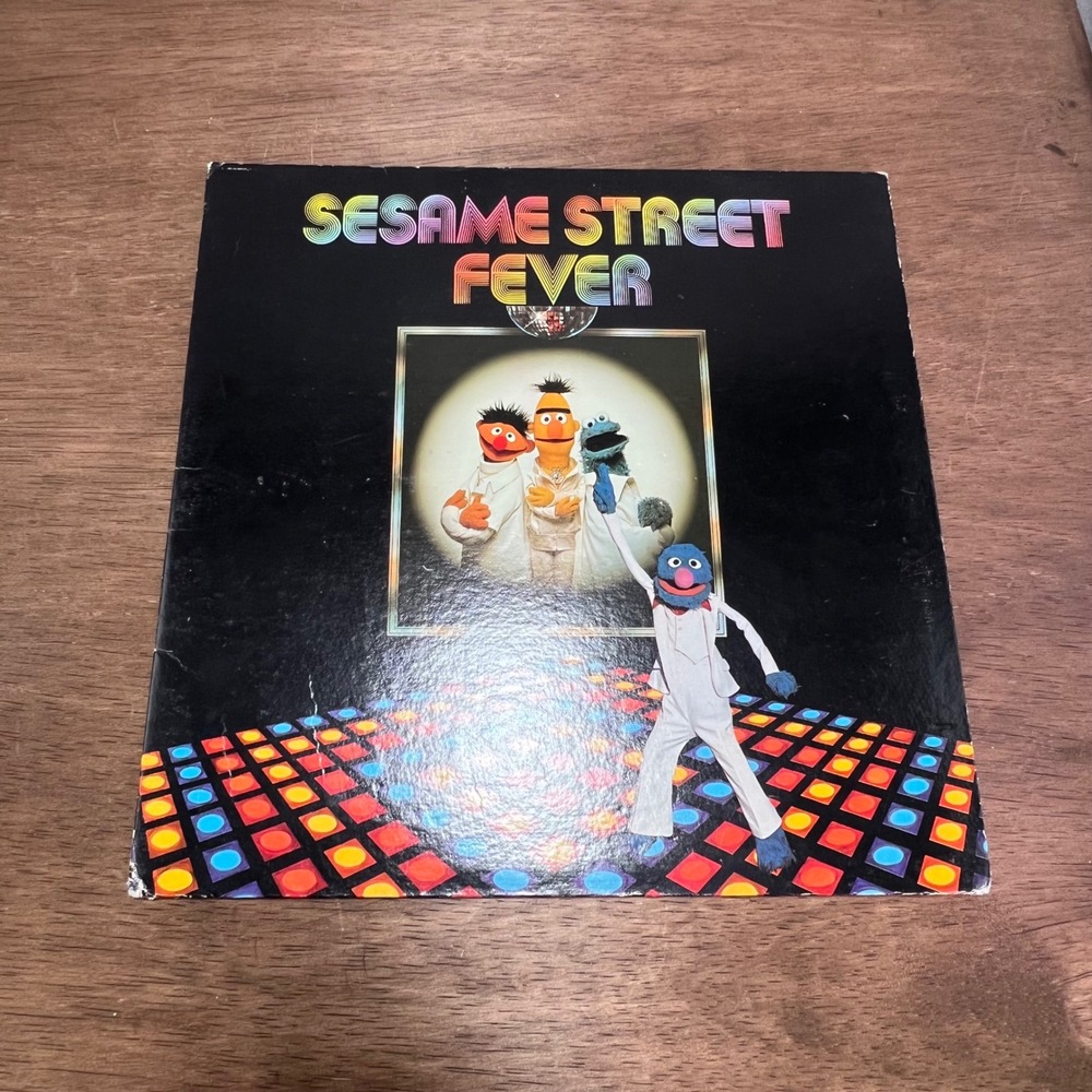 Sesame Street Vinyl Record Lot 3 LP Ernie & Bert Fever Original Cast Kidcore - Picture 4 of 16